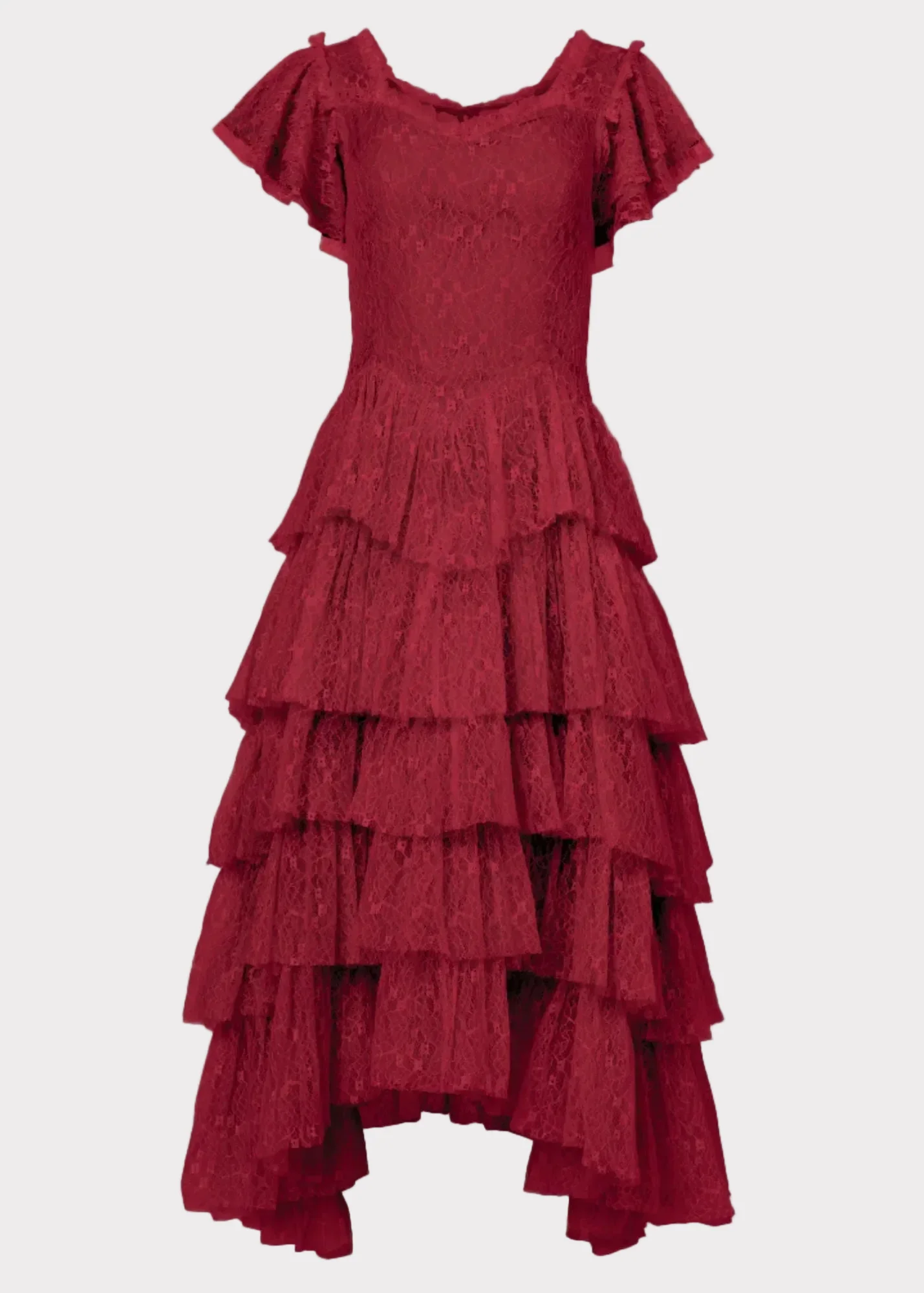 Mia Dress Burgundy - Image 2